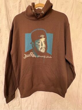 Jelly Roll Brown graphic hoodie. NWT. Size medium men’s, large women’s.